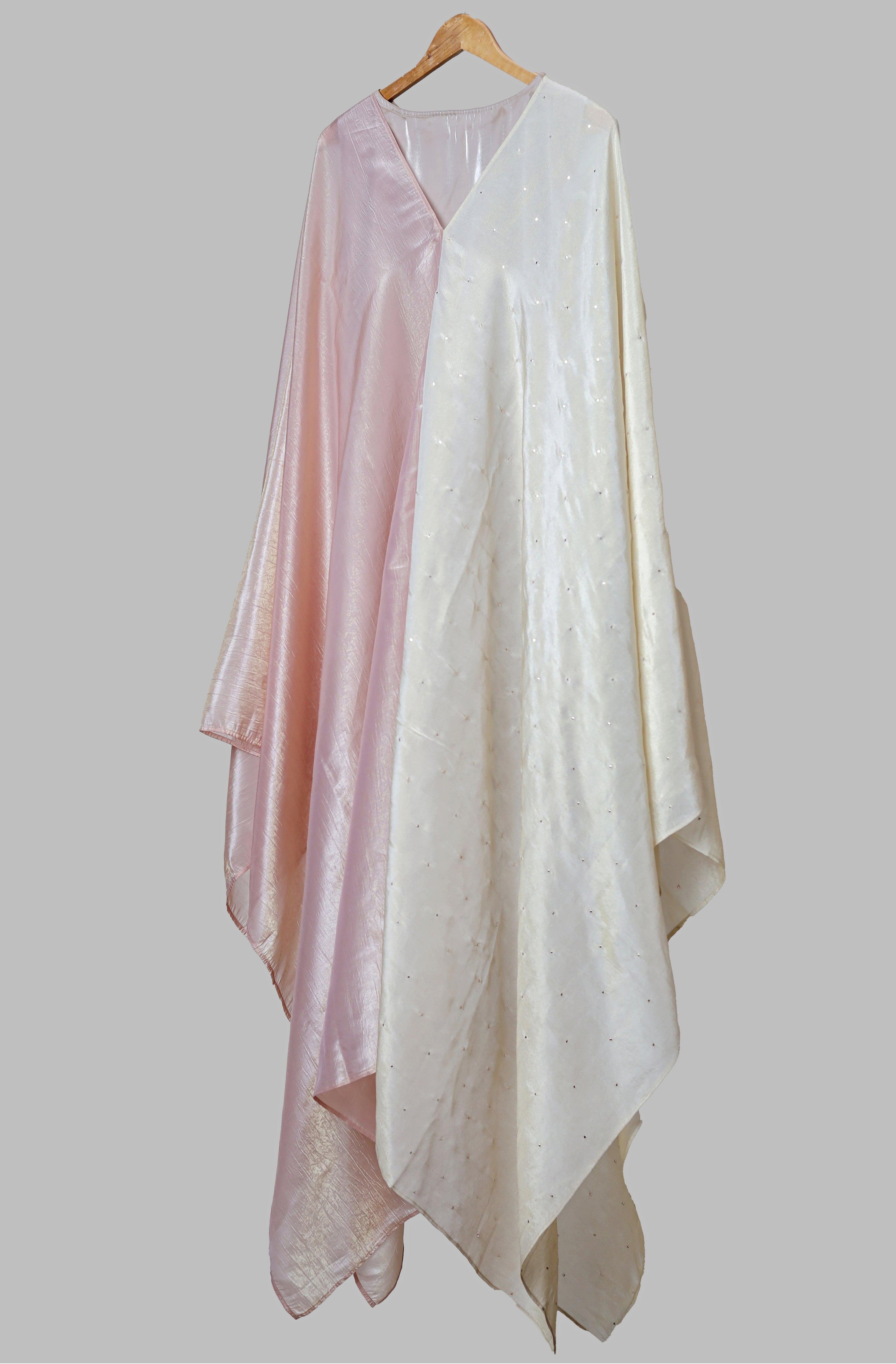 pink colour kaftaan  